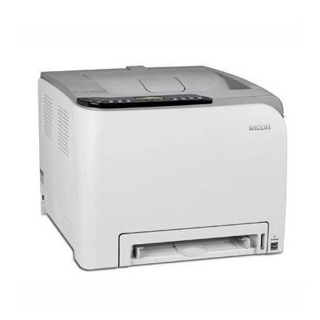 Biela tlačiareň s automatickým podávaním papiera pre kancelárie.