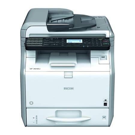 Multifunkčná tlačiareň Ricoh s kopírovaním a skenovaním.