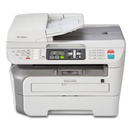 Multifunkčná tlačiareň Ricoh s kopírovaním a skenovaním.