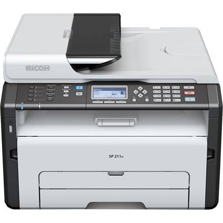 Multifunkčná tlačiareň Ricoh s kopírovaním a skenovaním.