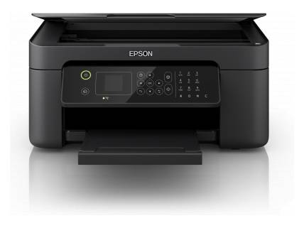 Moderná tlačiareň Epson s dotykovým displejom a multifunkčnými funkciami.