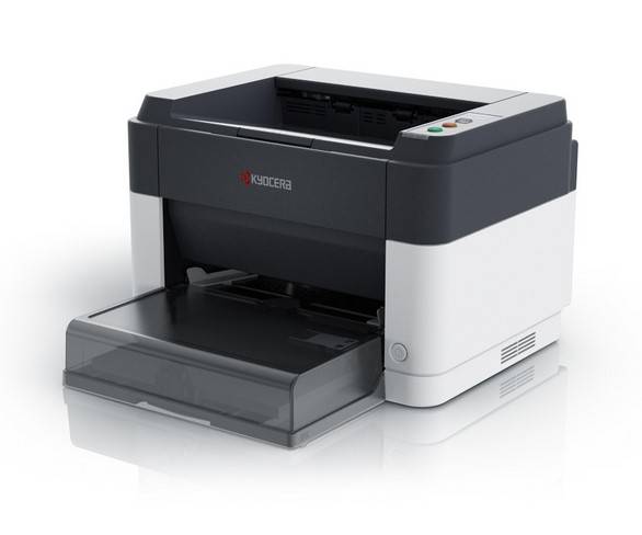 Moderná tlačiareň Kyocera na kancelárske použitie.
