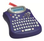 Tlačiareň LabelManager 150 od Dymo s klávesnicou a LCD displejom.