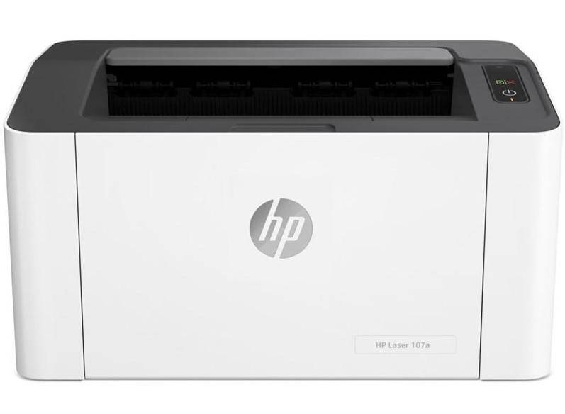 Tlačiareň HP Laser 107a na kancelárske použitie.