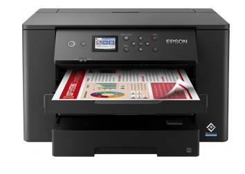 Epson tlačiareň s farebným výtlačkom a dotykovým displejom.