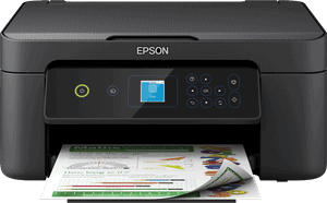 Tlačiareň Epson s farebným tlačením a ovládacím panelom.