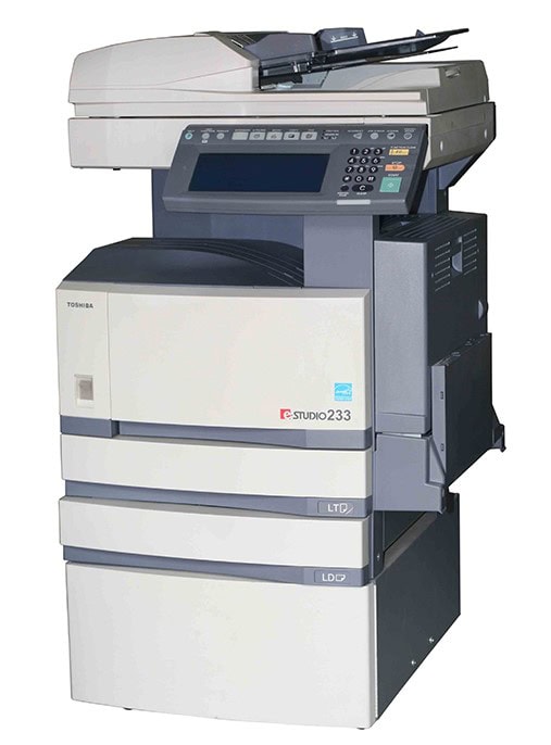 Tlačiareň Toshiba e-STUDIO 233 pre kancelárske použitie.