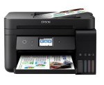 Moderná tlačiareň Epson s farebným tlačením a dotykovým displejom.