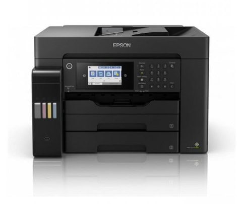 Epson multifunkčná tlačiareň s farebným dotykovým displejom.