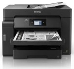 Epson tlačiareň s papierom na tlač dokumentov.