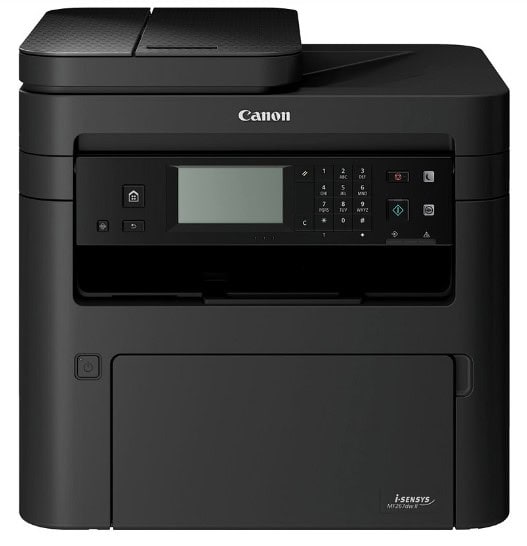 Tlačiareň Canon i-SENSYS MF244dw s Wi-Fi pripojením.