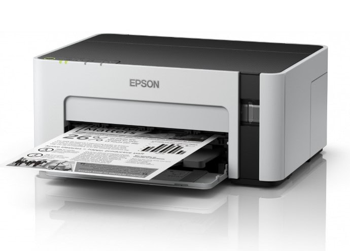 Epson tlačiareň na tlač dokumentov a novín.
