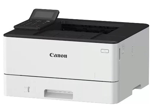 Moderná tlačiareň Canon s dotykovým displejom a zásobníkom papiera.