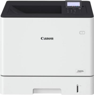 Moderná tlačiareň Canon s dotykovým displejom a zásobníkom papiera.