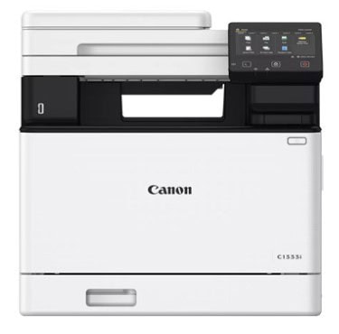 Moderná tlačiareň Canon s dotykovým displejom a skenerom.