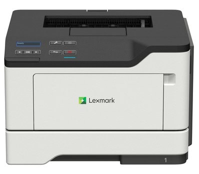 Kancelárska tlačiareň Lexmark s moderným dizajnom a funkciami.
