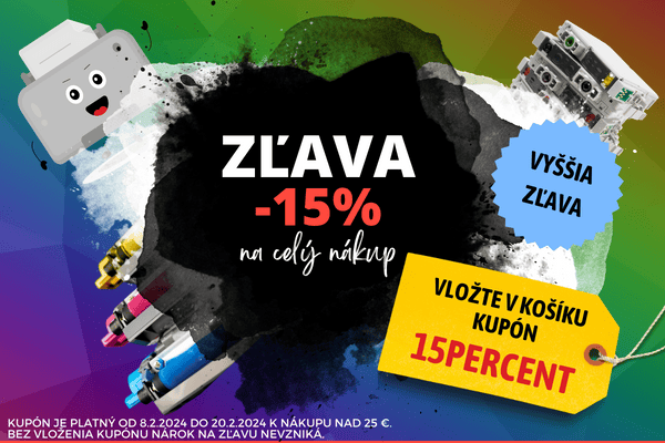 Akcia na náplne a tonery do tlačiarní s 15% zľavou.