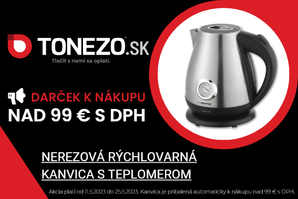 Nerezová rýchlovarná kanvica s teplomerom na Tonezo.sk.