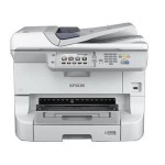 Epson multifunkčná tlačiareň s ovládacím panelom a zásobníkmi.