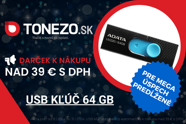 Novoročný výpredaj s USB kľúčom zadarmo