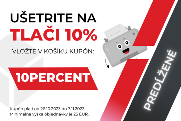 Celý nákup so zľavou 10%