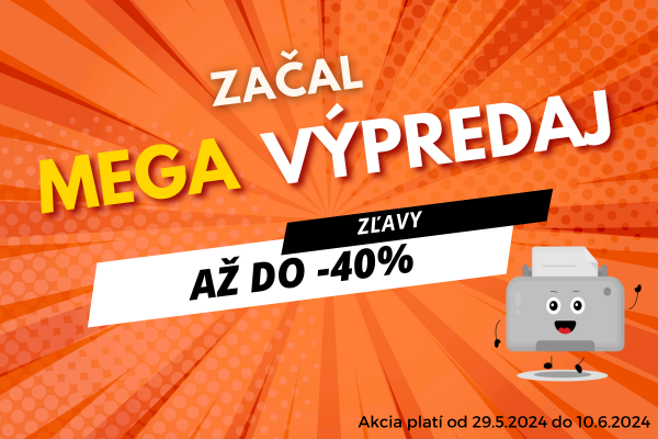 Mega výpredaj tonerov a náplní do -40%