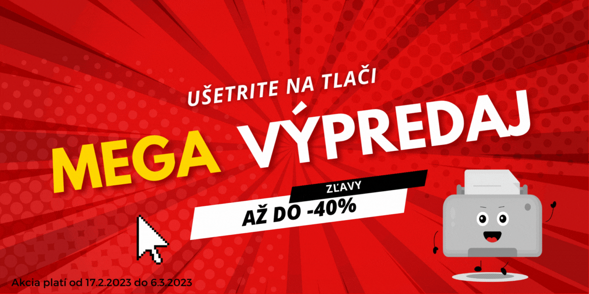 Mega výpredaj až do -40%
