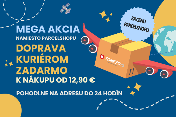 12% zľavu s dopravou za cenu parcelshopu